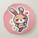 Recherche de dessin lapin coussins Illustration