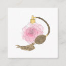 Recherche de parfums cartes visite Fleur