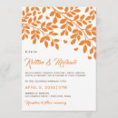 Recherche de automnal mariage invitations Rustique