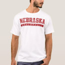 Recherche de vintage nebraska tshirts Rouge