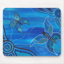 Recherche de papillon bleu tapis souris Peinture