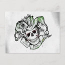 Suche nach skull tattoo postkarten Schädel