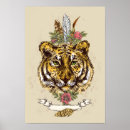 Suche nach indischer tiger poster Wild lebende tiere
