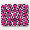 Recherche de crânes roses tapis souris Motif