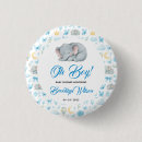 Recherche de shower de garçon badges Baby shower moderne