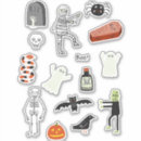 Recherche de crâne mignon autocollants Fantôme
