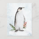 Recherche de pingouin cartes postales Vintage