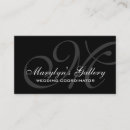 Recherche de coordonnateur de mariage cartes visite Élégant