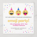 Recherche de et emoji invitations D'anniversaire