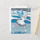 Recherche de patins de glace cartes postales Bleu