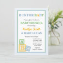Recherche de abc baby shower invitations Lettres