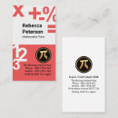 Recherche de symboles mathématiques cartes visite Professeur de mathématiques