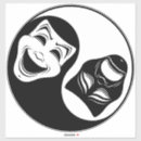 Suche nach theater aufkleber Tragödie