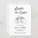 Recherche de toast invitations Tiré à main