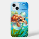 Recherche de tortue mignonne iphone coques Plage