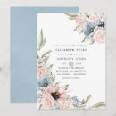Recherche de bleu sérénité invitations Pastel