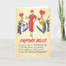 Recherche de usine vœux cartes Vintage