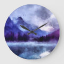 Recherche de peinture paysage horloges Montagnes