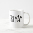 Recherche de vendredi tasses Typographie