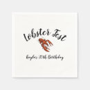 Recherche de homard serviettes Ébullition du homard