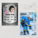Suche nach eishockey visitenkarten Hockeyspieler
