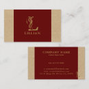 Suche nach monogramm l visitenkarten Elegant