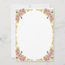Recherche de cadre baroque invitations Blanc