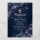 Recherche de bleu et argent invitations Aquarelle