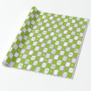 Recherche de vert et blanc papier cadeau Motif géométrique