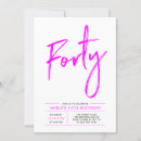 Recherche de hot pink invitations Moderne
