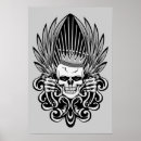 Suche nach schädel mit krone poster Skelett