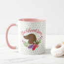 Recherche de teckel mignon tasses Floral