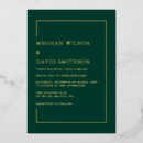 Recherche de emerald green mariage invitations Simple