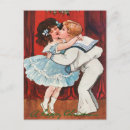 Recherche de baiser de noël cartes postales Hiver