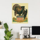Suche nach vintage thanksgiving poster Truthahn