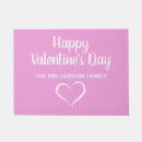 Recherche de valentines paillassons Typographie