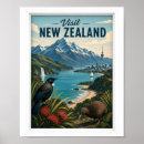 Suche nach neuseeland reise poster Vintage
