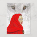 Recherche de chapeau rouge cartes postales Conte de fées