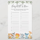 Recherche de jungle baby shower games Pour elle
