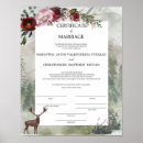 Recherche de certificat mariage posters Newly weds