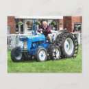 Recherche de tracteurs cartes postales Vintage