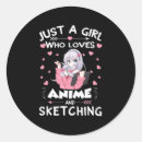 Suche nach skizzen aufkleber Mädchen