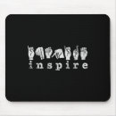 Recherche de langue signes tapis souris Enseignant