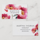 Recherche de floral rouge cartes visite Fleurs rouges