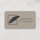 Recherche de signataire cartes visite Typographie