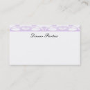 Suche nach verziert visitenkarten Lila