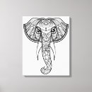 Suche nach boho elefant leinwandbilder Farbbuch