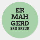 Recherche de slogans autocollants Typographie