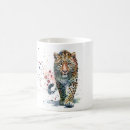 Recherche de panthère tasses Aquarelle