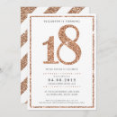 Recherche de 18 ans anniversaire invitations Élégant